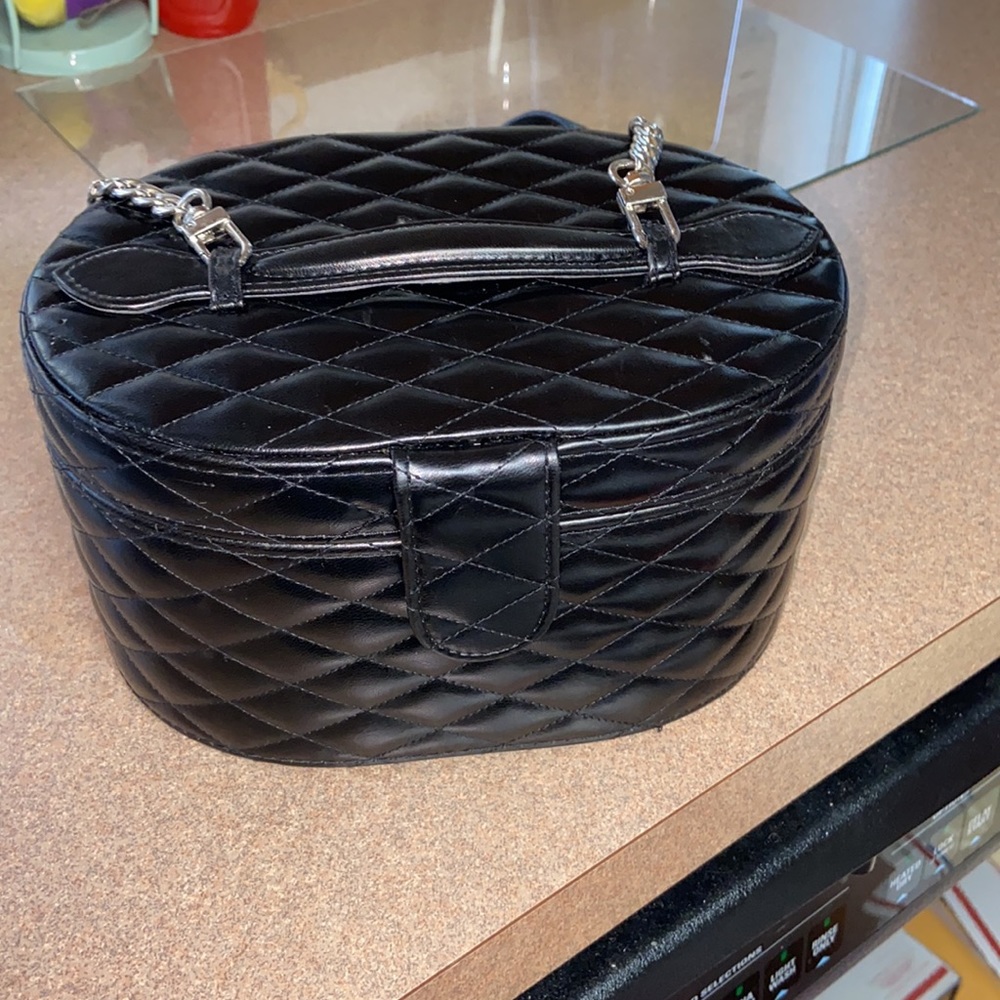 Leather Train Case - image 1